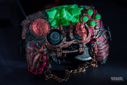 custom collectible case - shell for ps5 dualsense controller god of war inspired accessory (buttons version all included)