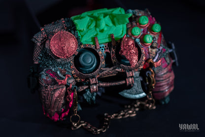 custom collectible case - shell for ps5 dualsense controller god of war inspired accessory (buttons version all included)