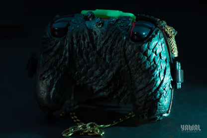 custom collectible case - shell for ps5 dualsense controller god of war inspired accessory (buttons version all included)