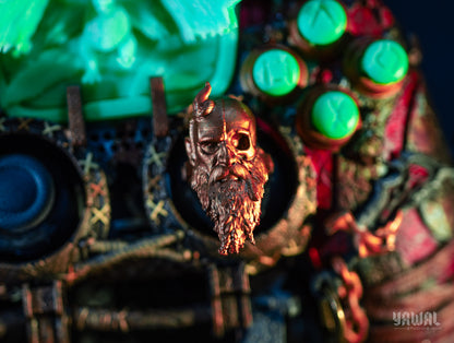 custom collectible case - shell for ps5 dualsense controller god of war inspired accessory (buttons version all included)