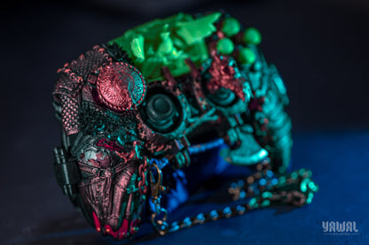 custom collectible case - shell for ps5 dualsense controller god of war inspired accessory (buttons version all included)