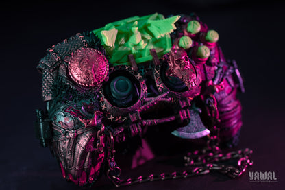 custom collectible case - shell for ps5 dualsense controller god of war inspired accessory (buttons version all included)