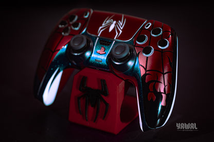 Spider-Man PS5 Controller Skin – Metallic Gloss Vinyl decal Wrap for DualSense