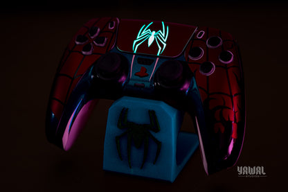 Spider-Man PS5 Controller Skin – Metallic Gloss Vinyl decal Wrap for DualSense