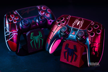 Spider-Man PS5 Controller Skin – Metallic Gloss Vinyl decal Wrap for DualSense