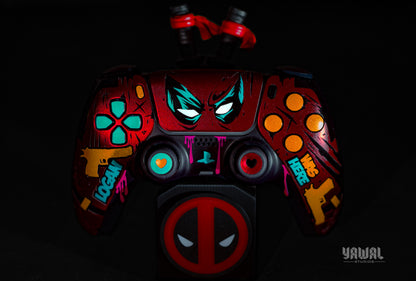 Deadpool and Wolverine PS5 Controller Skin – Metallic Gloss Vinyl decal Wrap for DualSense
